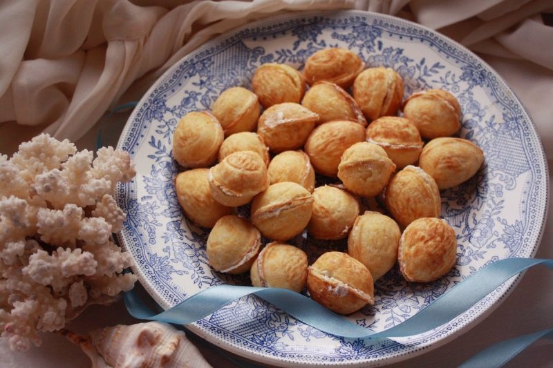Тесто на орешки — 7 рецептов, как сделать тесто для печенья орешки