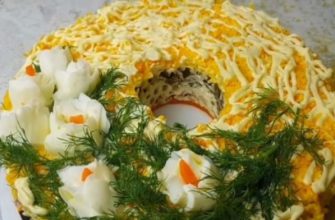 РЕЦЕПТ ЦЫГАНСКОГО МЯСНОГО САЛАТА-КРАСИВО И ОЧЕНЬ ВКУСНО