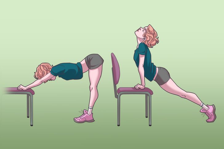 Упражнения на стуле, которые моментально избавят вас от боли в шее, спине и плечах