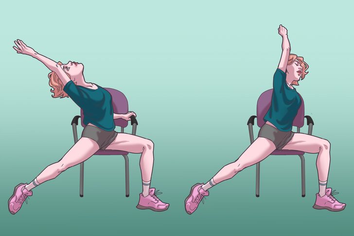 Упражнения на стуле, которые моментально избавят вас от боли в шее, спине и плечах