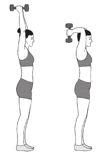 Упражнения для обвисших рук – с гантелями и не только