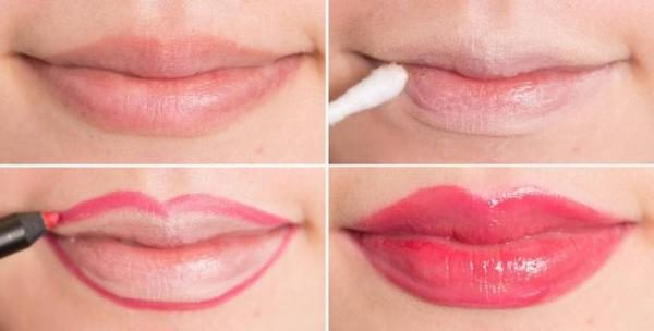 Как с помощью макияжа добавить объём губам