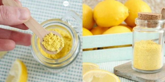 Универсальная и вкусная приправа из лимона