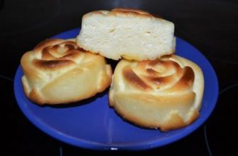 Пышные и нежные сырники из духовки.