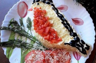 Салат «Снегирь»
