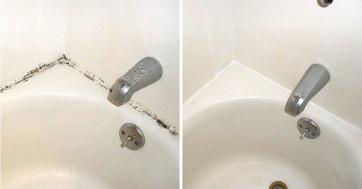 Как отчистить плесень в ванной за копейки