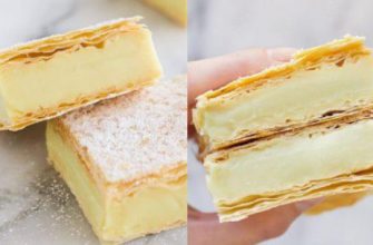 Вкусные слойки с заварным кремом