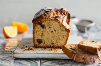 Кекс с изюмом к чаю