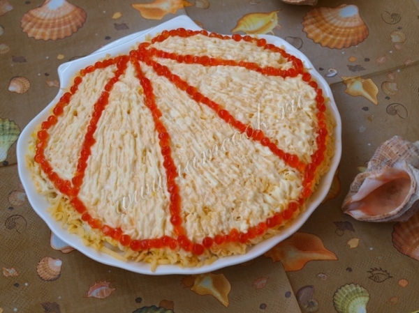 САЛАТ «МОРСКАЯ РАКУШКА»