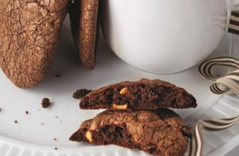 Трюфельное шоколадное печенье для настоящих любителей шоколада