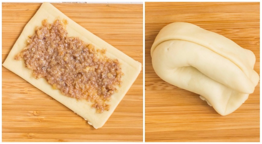 Плюшки с ореховой начинкой Плюшки с ореховой начинкой
