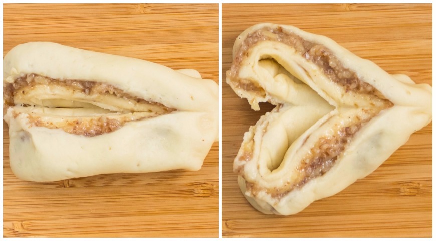 Плюшки с ореховой начинкой Плюшки с ореховой начинкой