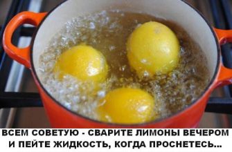 Сварите лимоны вечером и пейте жидкость, когда проснетесь… Вы будете потрясены результатами!