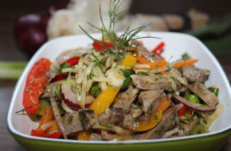 ТОР - 10 ВКУСНЕЙШИХ МЯСНЫХ САЛАТОВ!