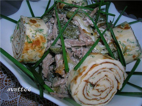ТОР - 10 ВКУСНЕЙШИХ МЯСНЫХ САЛАТОВ!