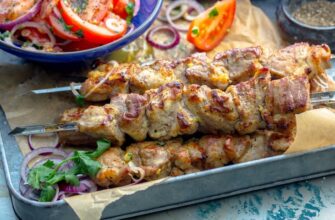 Шашлык из свинины с винным уксусом