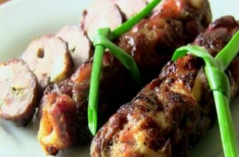 Домашняя колбаска в фольге. Намного вкуснее магазинной.