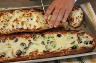 Проще блюда, чем пицца в хлебе и придумать нельзя!