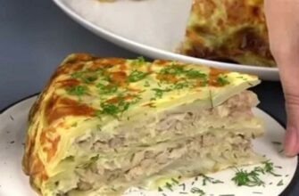 Вкуснейшая капустная слоенка по рецепту бабушки. В 1000 раз лучше голубцов!