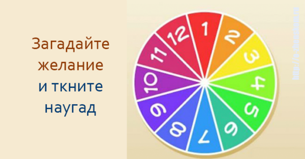 Колесо фортуны: тест подскажет, исполнится ли ваше заветное желание Колесо фортуны: тест подскажет, исполнится ли ваше заветное желание