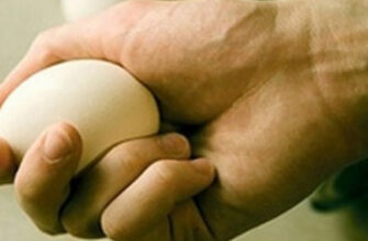 Снятие негатива сырым яйцом