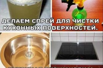 Делаем спрей для чистки кухонных поверхностей