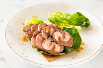 Домашняя телячья ветчина к завтраку