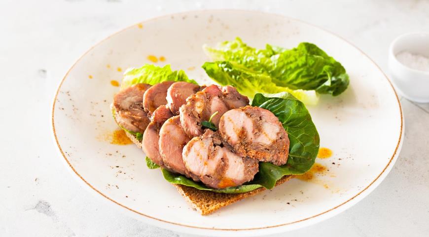 Домашняя телячья ветчина к завтраку Домашняя телячья ветчина к завтраку