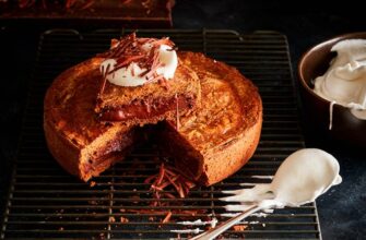 Шоколадный пирог с шоколадной начинкой