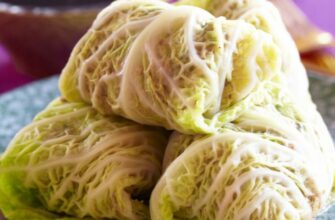 Голубцы из савойской капусты с индейкой