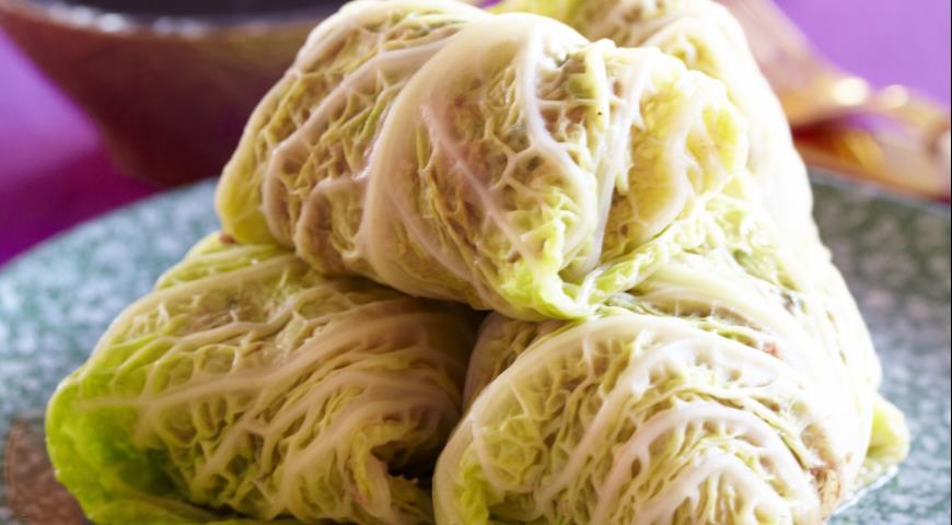 Голубцы из савойской капусты с индейкой