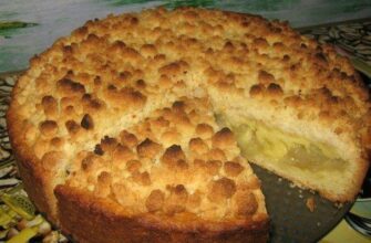 Вкуснейший царский яблочный пирог на песочном тесте